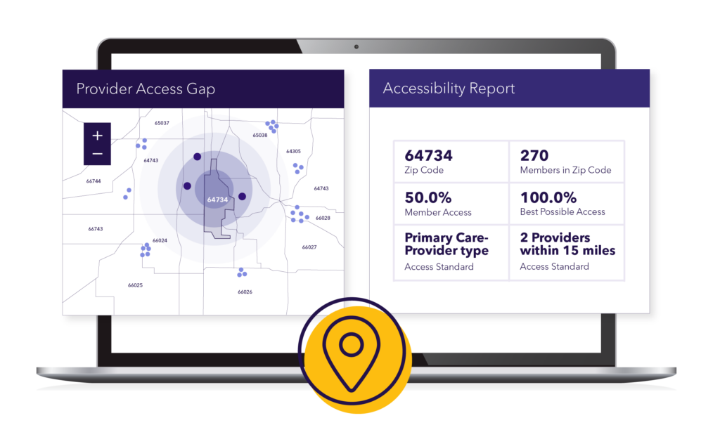 Provider Access Gaps: See vailable providers who can fill access gaps.